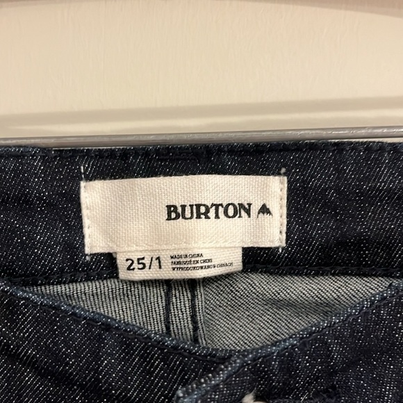 NWT BURTON Lorimer Slim Jeans Dark Rinse Wash Denim Women’s 25/1 - Picture 4 of 8